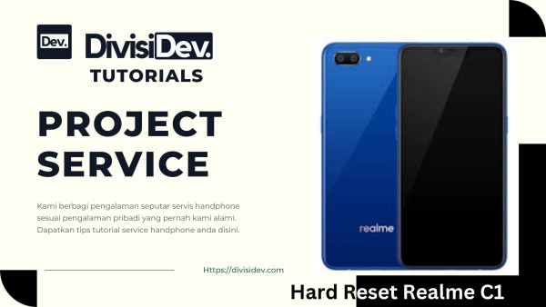 Tutorial: Cara Hard Reset Realme C1 Menggunakan Tool Gratis di PC 
